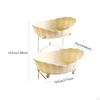 Tiered Fruit Bowl Basket Display Stand Dessert Cupcake Plate Platter Bread Vegetable Holder Serving