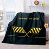 1PC racing Blanket Soft Comfortable All Seasons Suitable Sofa Office Travel Home Use Makes Great Gift