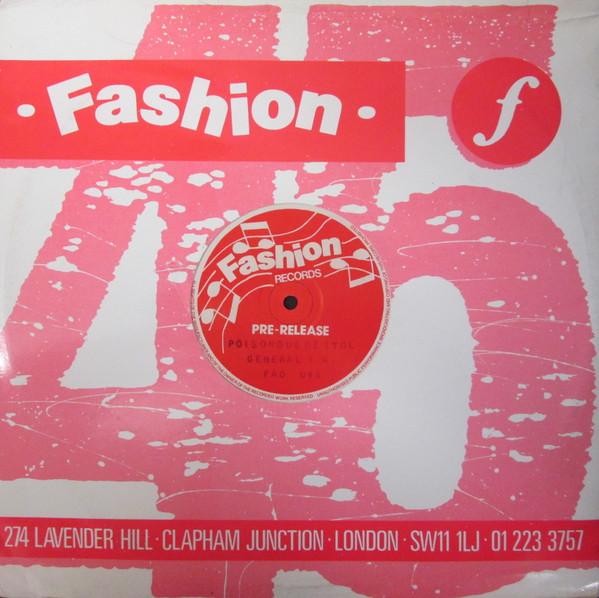 

12inch Record GENERAL T.K. - Poisonous Dettol FAD092 Fashion Records 1991 UK Reggae, Ska & Dub Used