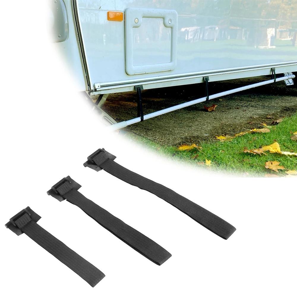 3pcs Caravan Water Pipe Holder Caravan Power Cable And Fresh Water Pipe Support Straps For Home Garage Boat RV