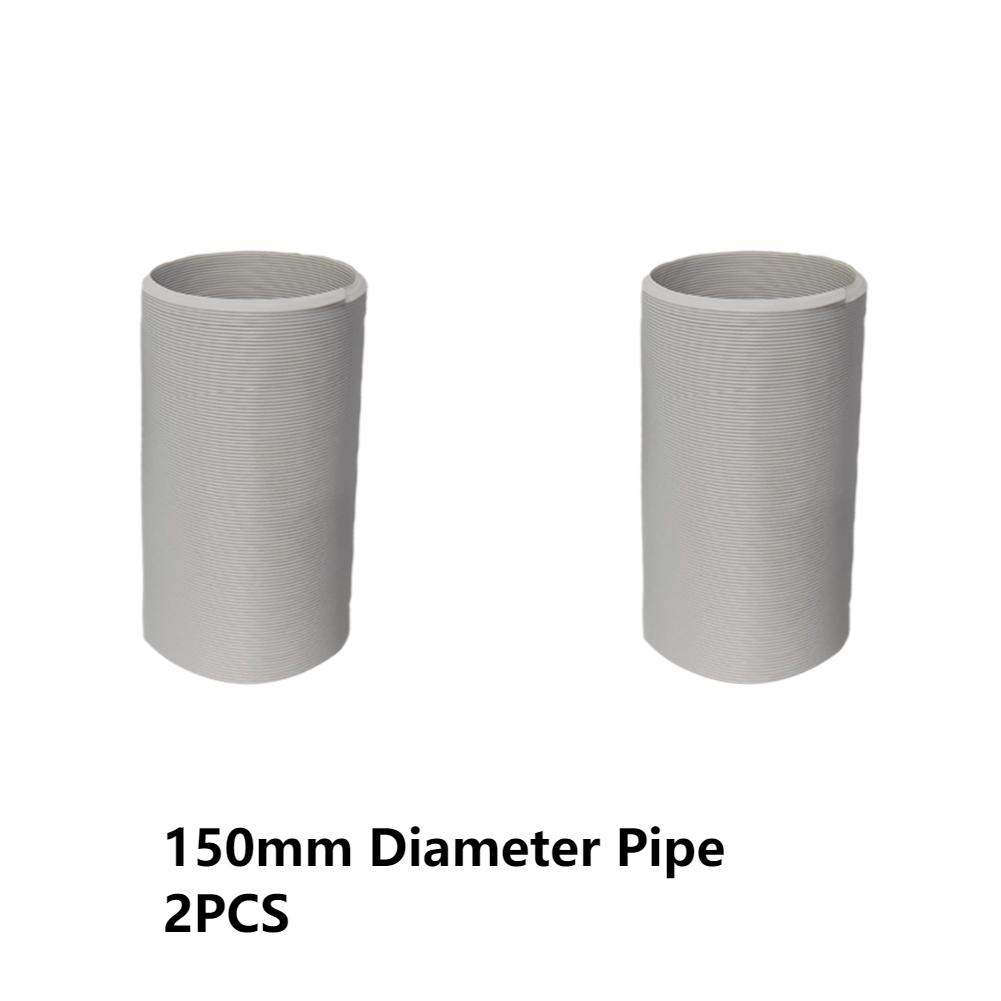 Flat Air Conditioning Exhaust Hose Adapter 130/150mm Diameter Exhaust Hose Air Vent Connector Exhaust Systems Accessories