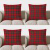 Home Decor Red Plaid Pattern Throw Pillow For Home Pattern Cushion Cover Suitable For Sofa Bedroom Car Pillow Cover