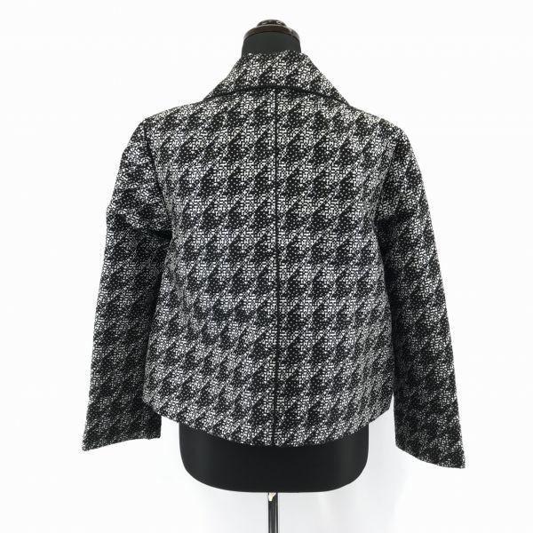 Marc by Marc Jacobs Houndstooth Blazer Jacket Women XS Black White Short Coat(USED)