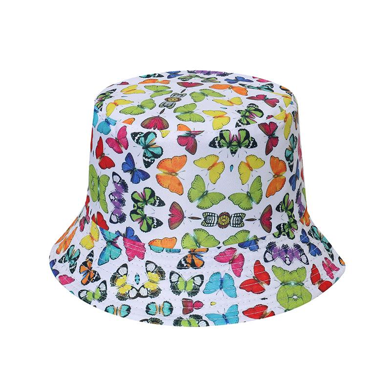 Sweet And Hat Cool Style Printing Womens Sunshade Fishermans Hatscaps