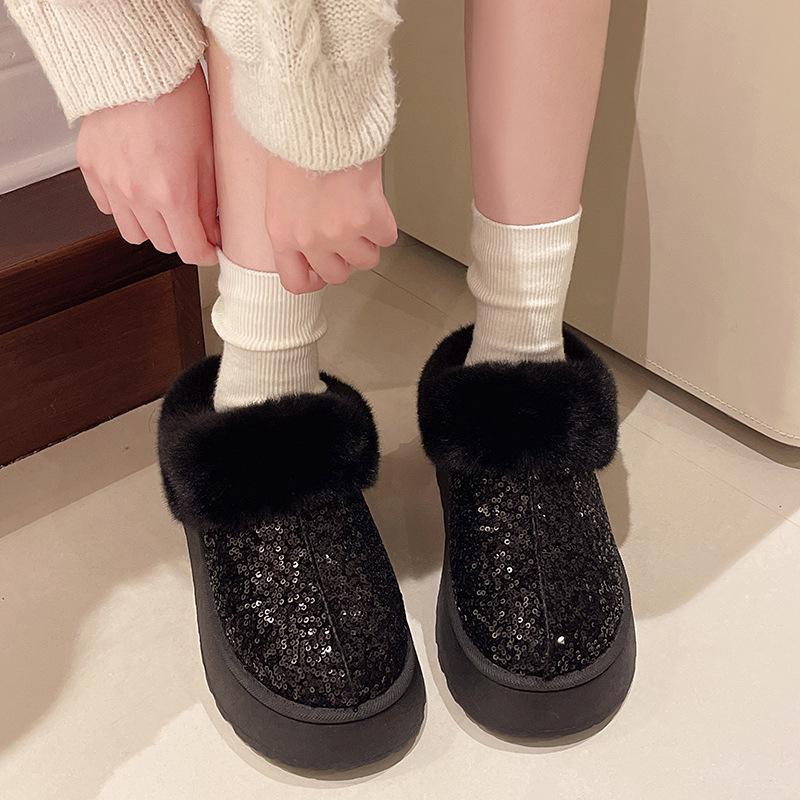 2024 Women's Plus Size Winter Thick-Soled Warm Snow Boots