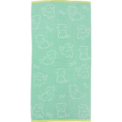 Hayashi Bath Towel, Approx. 60 x 120 cm, More Puffy Dog, BO474904