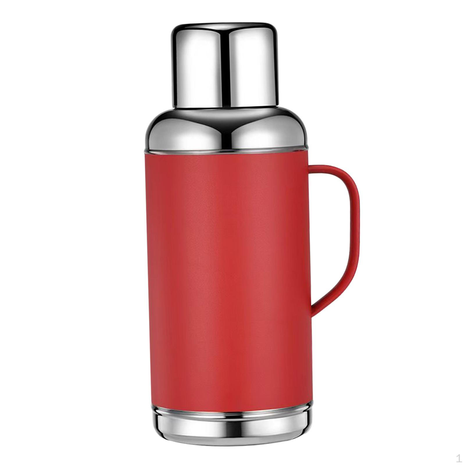 

Большая термобутылка для воды 1,2 л, легкая и холодная, с ручкой для отдыха на природе