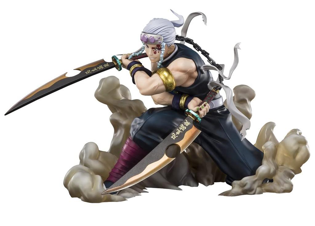 TAMASHII NATIONS Figuarts ZERO Demon Slayer: Kimetsu no Yaiba Tengen Uzui, approximately 140mm, PVC and ABS painted finished figure