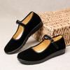 Boxed Old Beijing Cloth Shoes Ultra-light Polyurethane Hotel Work Etiquette Shoes Non-slip Black Cloth Shoes