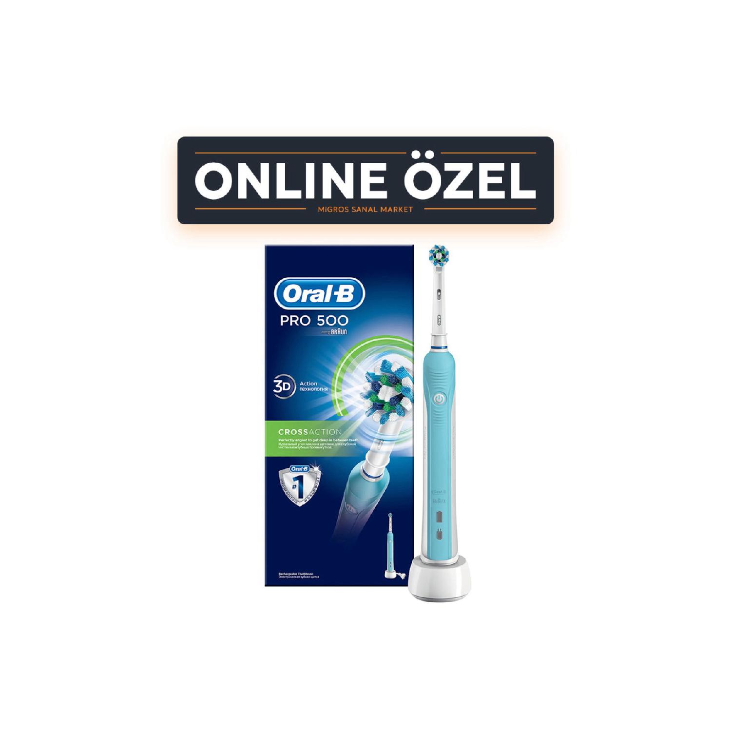 

Oral - Перезаряжаемая зубная щетка B Pro 500 перекрестного действия