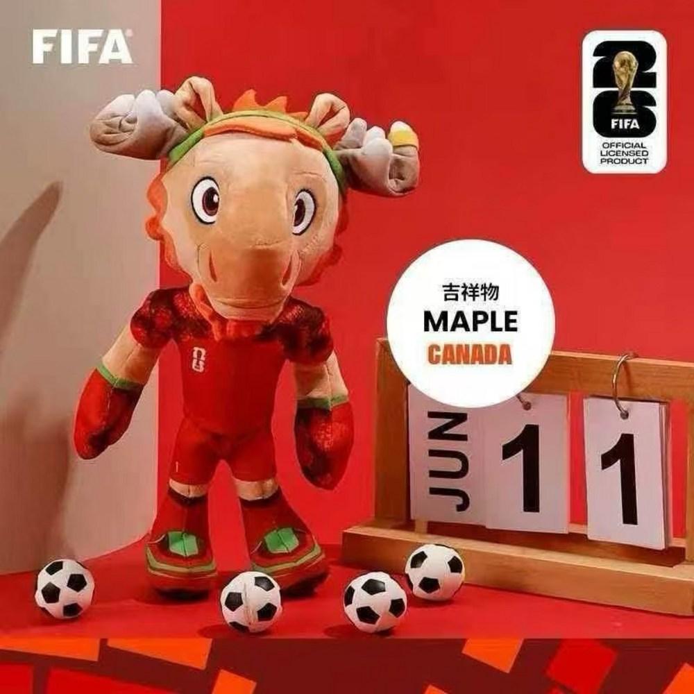 2026 FIFA Severoamerický Mistrovství světa Maskot Postavička Panenka Klíčenka Klíčenka Figurka Postavička Klíčenka - Klíčenka
