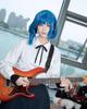 Ryo Yamada Cosplay Costume with Composer and Lyricist of Full Set for Perfect for School Festivals Ryo Wig Size [Excellent Quality] Wig, Bocchizarock,