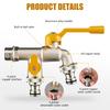 Upgrades Outdoor Tap Corrosions Resistant Outdoor Freeze Proof Spigot Outdoor Water Spigot Multiple for Farm Irrigation