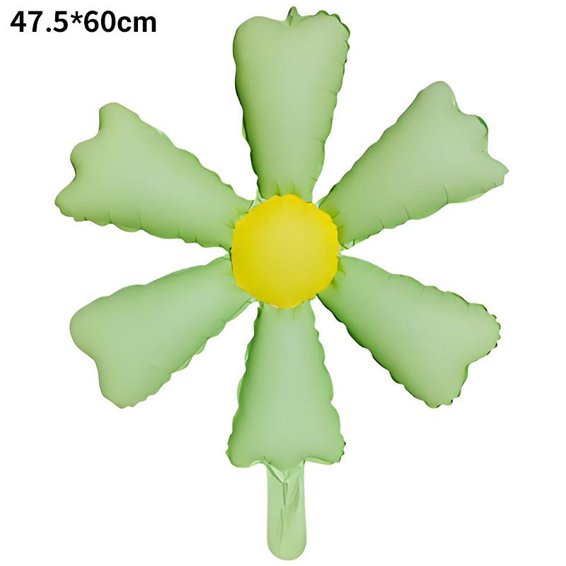Small White Daisy Balloon Photo Props Wind Birthday Arrangement 61 Stall Smiley Face Sunflower Balloon