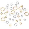 100-200pcs 3-8mm Gold Stainless Steel Open Jump Rings Split Rings Connectors For DIY Necklace Jewelry Finding Making Accessories