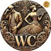 Vintage 2D Metal Wall Art Elegant Pattern Removable Decal for Bar Cafe Living Room