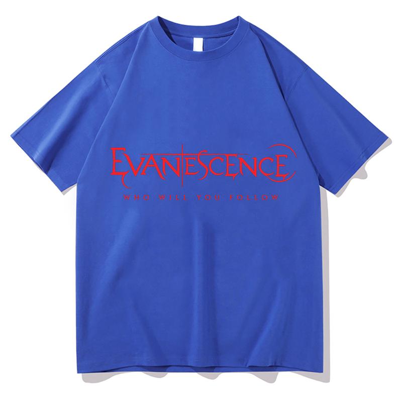 Evanescence Who Will You Follow Design Tshirts Oneck Summer Short Sleeve Unisex Tshirts Unisex Fashion Cotton Female Streetwear