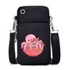 Casual mobile phone bag cute printing new messenger bag Korean version versatile small bag vertical change bag