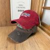 Retro Washed Old Cap, Gender-neutral Style, Men's and Women's Soft Top Senli Baseball Cap, Casual Versatile Letter Printing