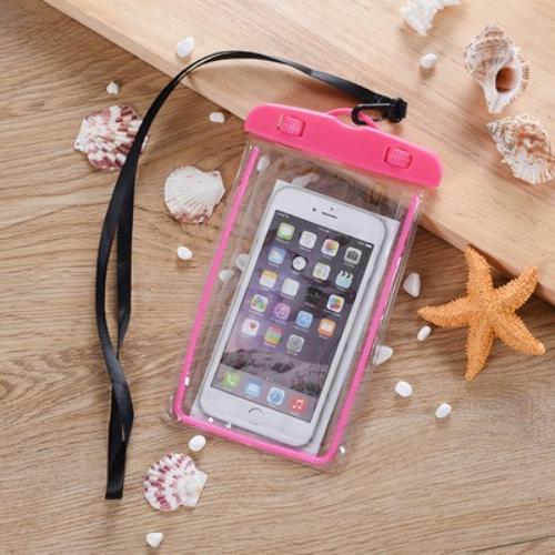 Summer Swimming Waterproof Phone Pouch Bag Phone Card Bag Case Cover for Phone Water Sports Beach 6.5 Inch Waterproof Case