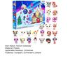 24-Day Christmas Advent Calendar Countdown Box with Collectible Character Ornaments Multifunctional Holiday Decoration for Kids