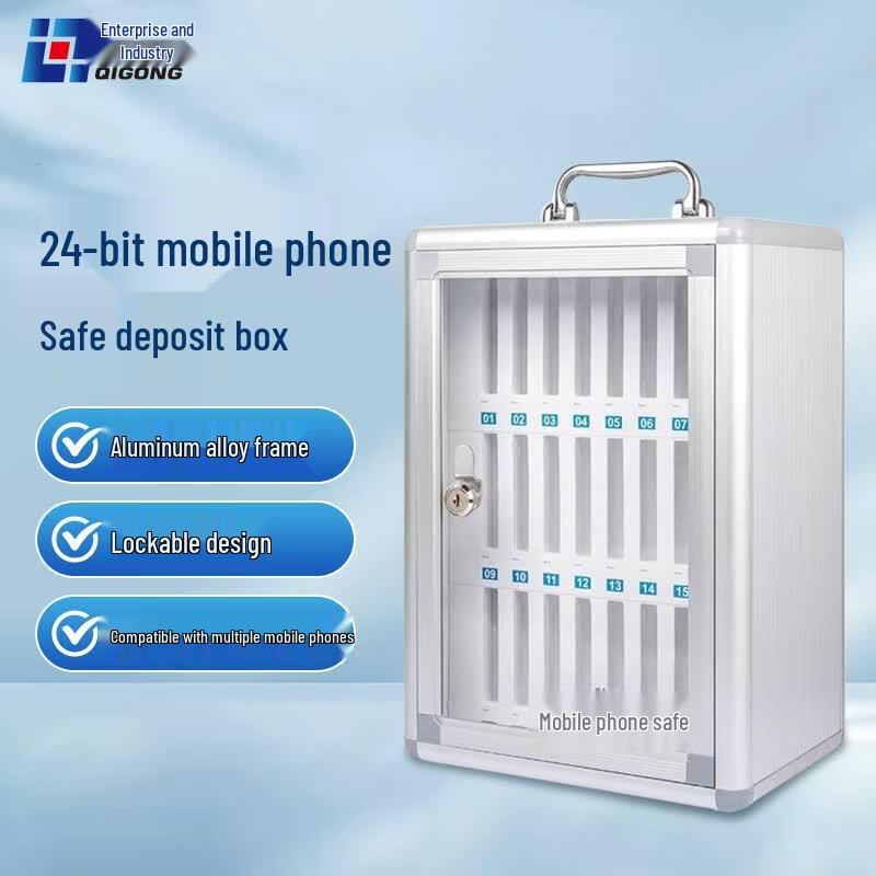 24-Slot Portable Security Phone Locker