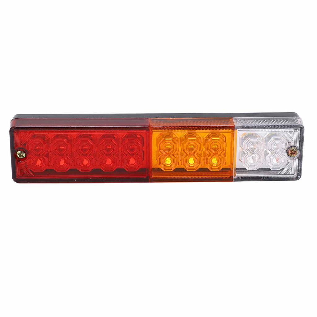 2pcs LED 12V/24V Tail Light Waterproof Car Truck Trailer Camper Van Stop Brake Rear Reverse Indicator Lights Turn Signal Lamp