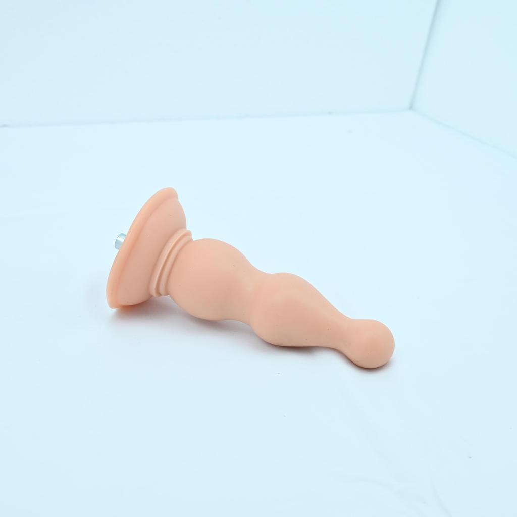 Sex Machine Attachment ROUGH BEAST 6.89" Black/Flesh Anal Plug for Sex Machine Vac-u-lock Love Machine Attachment Adult Sex Toys