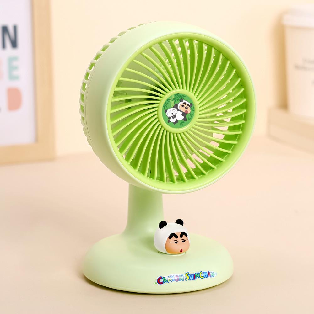 Crayon Shin-chan USB Rechargeable Cute Mini Desktop Fan 1200mAh