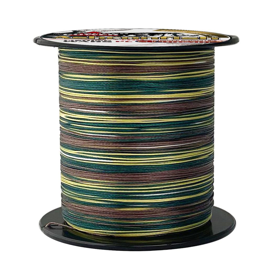 Ashconfish PE Camouflage Fishing Camouflage Long High High High Specific Fishing Made with Domestic Materials Line, Green, Line, 4-strand Braid, 100M,