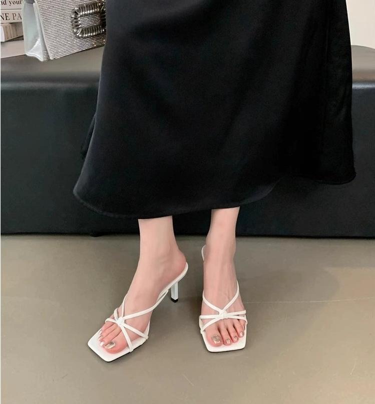 

Летние женские сексуальные сандалии на тонком каблуке с леопардовым принтом, замшевые, с Т-образным ремешком, шлепанцы с открытым носком, модная женская обувь, большой размер 42 36