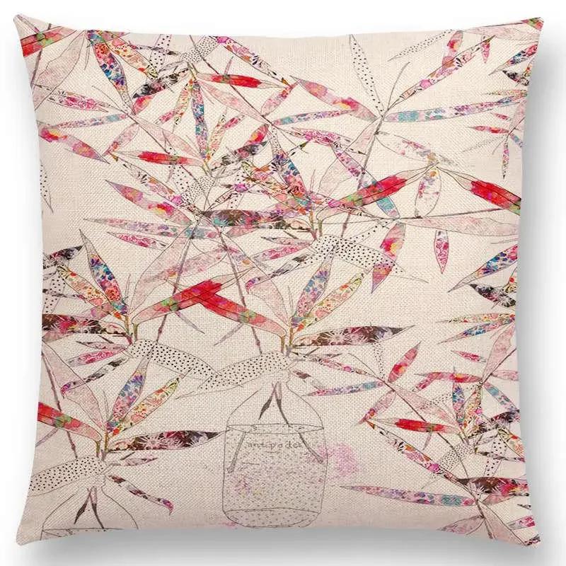 Neueste Kissenbezüge für kleine Mädchen mit Blumenmuster, verträumter Garten, Fantasienacht, Sofakissenbezug für Mädchen