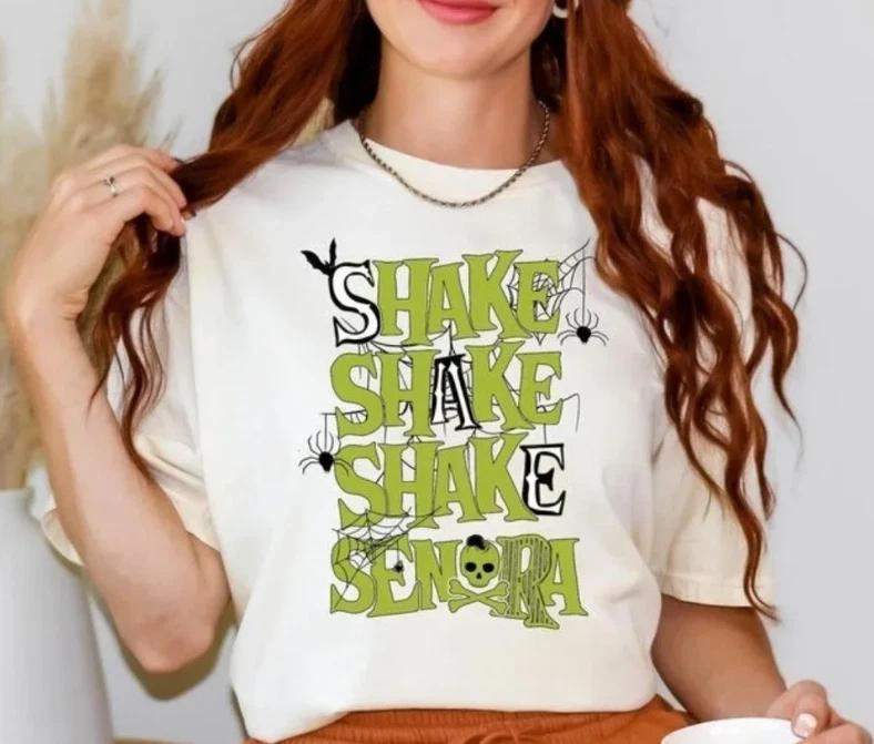 Shake Shake Shake Senora Tee, Halloween Shirt Costume, Unisex T-Shirt 4XL