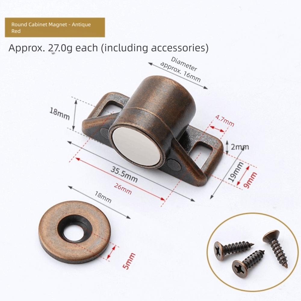 Zinc Zinc Zinc Alloy Cabinet Door Catch Cassette Magnetic Magnetic Suction Lock  Bedroom Cabinet