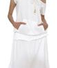 Partimento Woman Reverse T-Shirt Midi Skirt_White