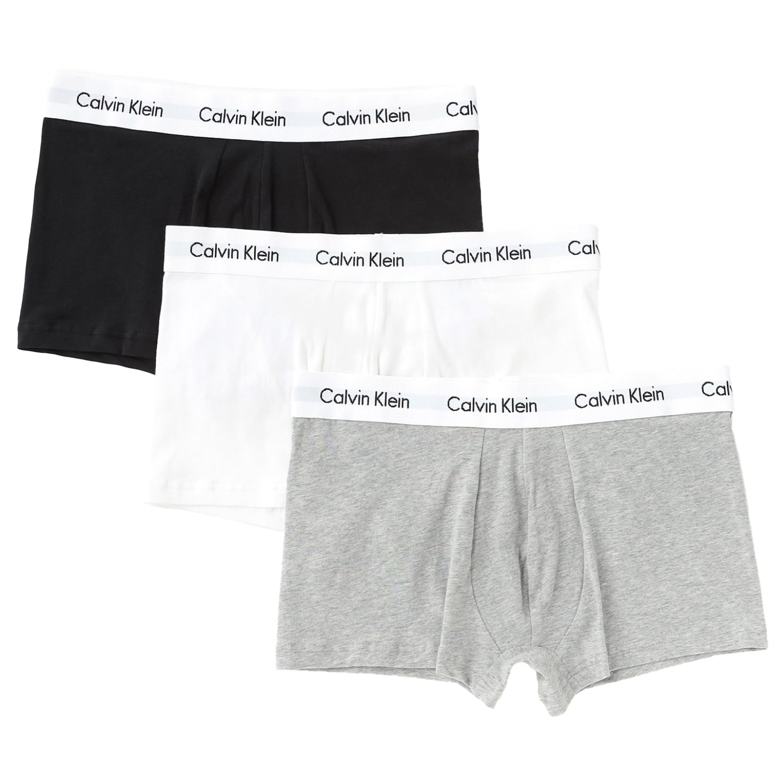 

Cotton Stretch Boxer Briefs U2664 998 XL [Calvin Klein] [Official Brand] 3-Pack