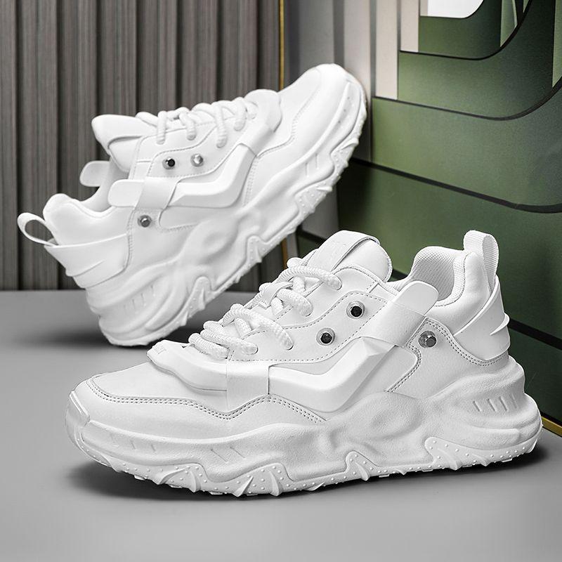 2026 New Classic Men's Sneakers Fashion Versatile Korean Edition Casual Shoes Thick soled Increased Breathable Running Sneakers