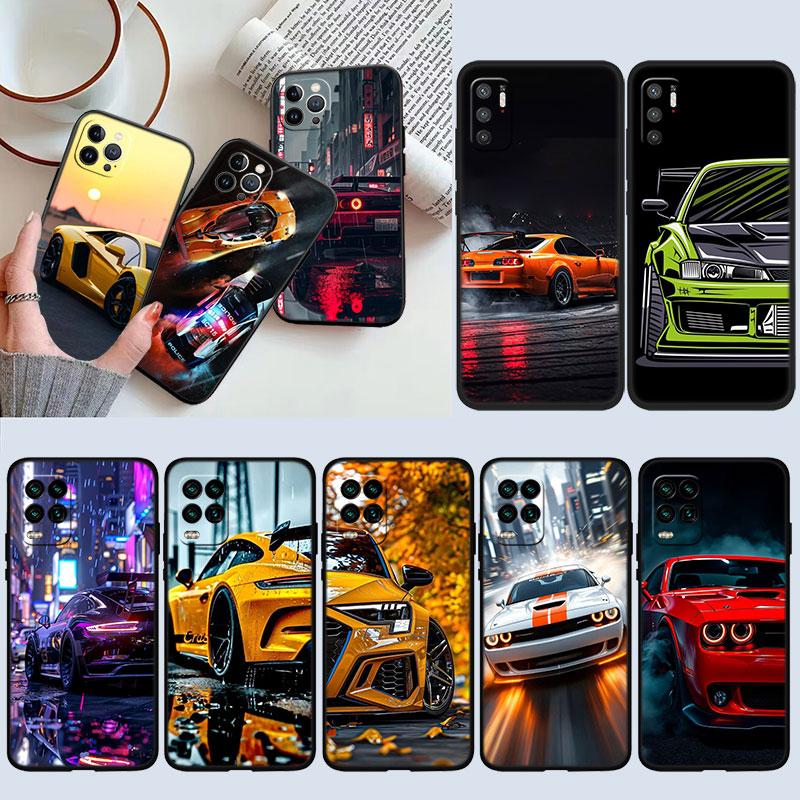 IK67 Supercar Car Phone Case for Samsung Galaxy M06 M15 M16 M35 M55 M56 A36 A42 A50 A50S A51 A52 A32 A33 A05 A05S A06 A16 A20