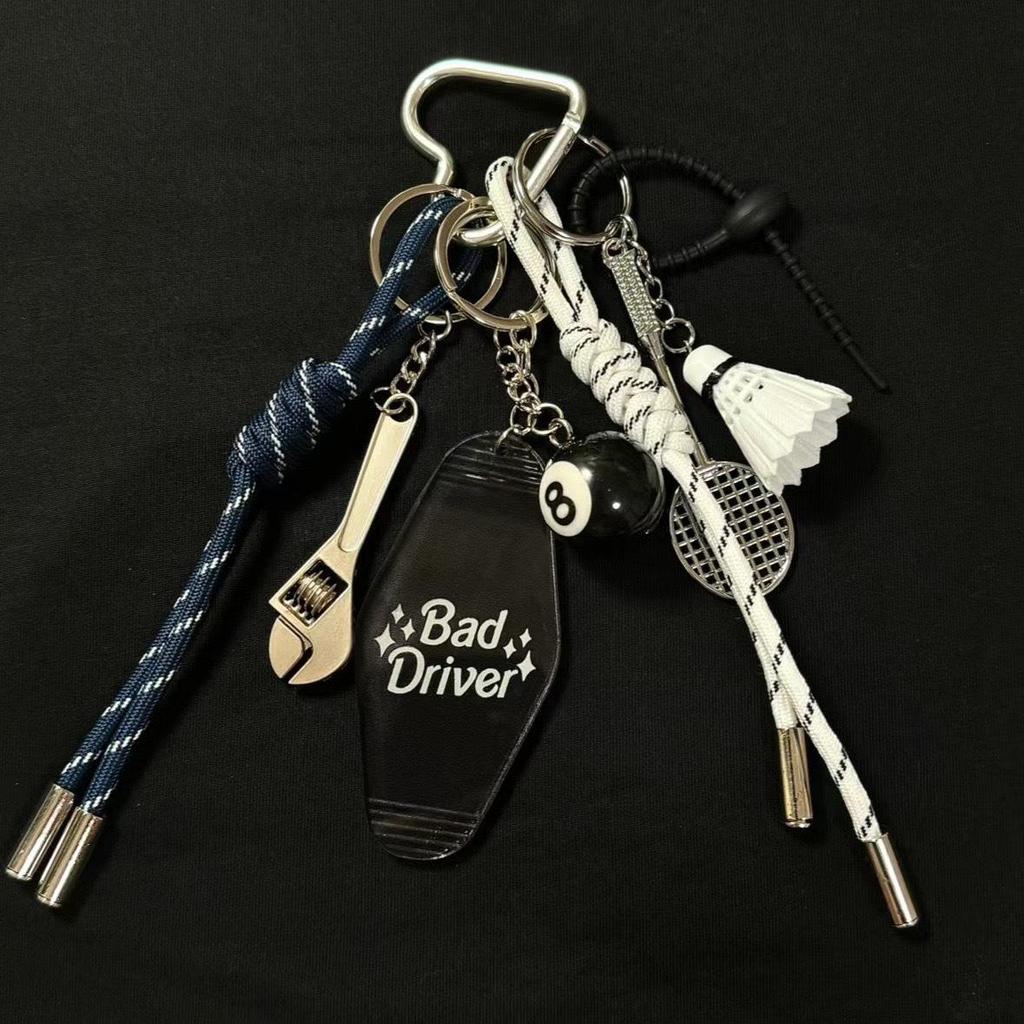 Lye Series Bagel Bag Keychain Pendant & Lanyard Accessory