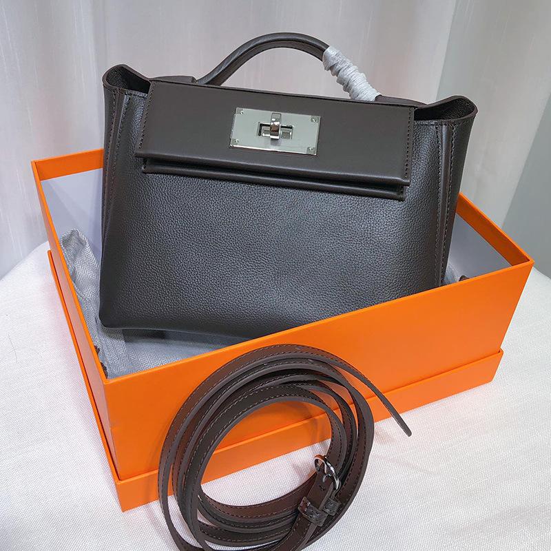 Verze haute couture importovaná kůže Fubao 2424 balení taška s křídlem pravá kůže dámská kabelka kožená taška přes rameno messenger taška