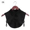 Classic Women Cotton Lace Fake Collar Vintage Detachable Clothes Accessories Lapel Blouse Top Shirt Collar False Collar DropShip