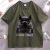I Have Rabies Bat Tshirt Y2k Vintage Short Sleeve Weird Dark Humor Tshirt Unisex Deigners Cotton T Shirt Women Printed Clothes