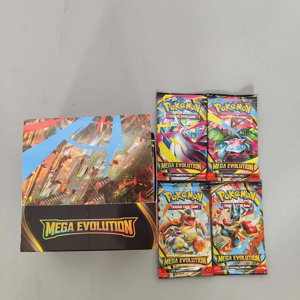 360 Pezzi/Set Carte Pokemon MEGA EVOLUZIONE SCARLET&VIOLE 151 Evoluzioni Prismatiche Black Bolt Booster Inglese Battaglia Transazione