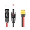 XT60 to Solar Panel Extension Cable Waterproof Dustproof IP68 Connector Adapter 600V Flame Retardant PPO Material Oxygen-free Copper Solar Wire