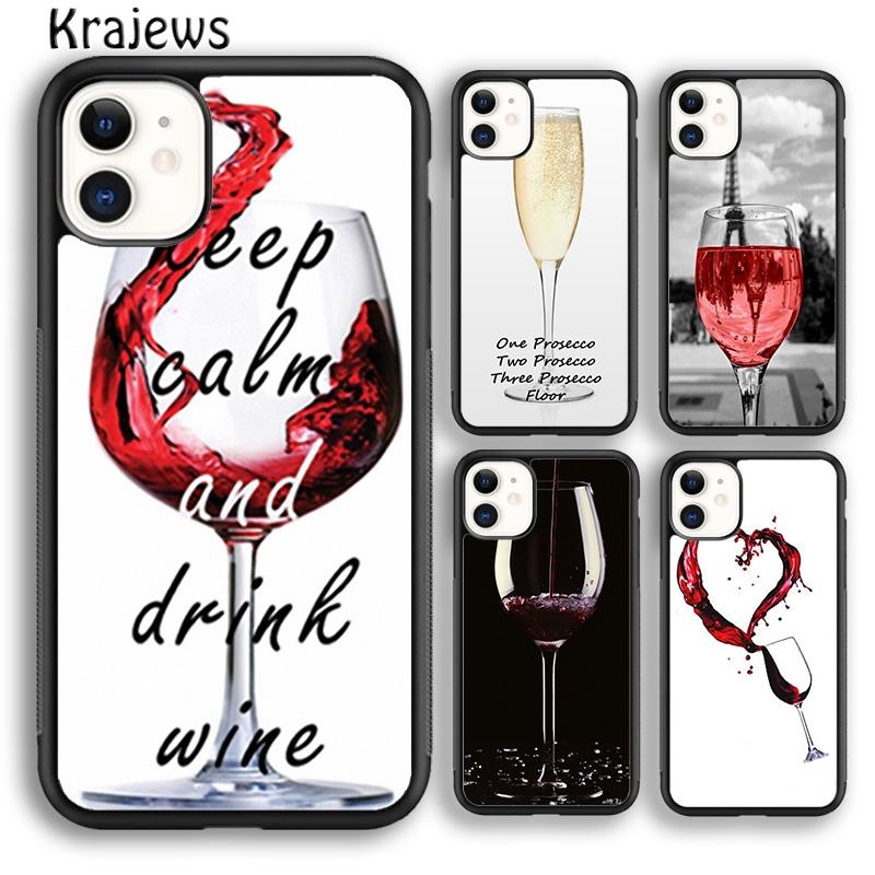 Krajews 1004 Vintage Wine Pattern Phone Case Cover For IPhone 18 17 Air 16 15 14 plus 11 12 13 pro max coque Shell Fundas