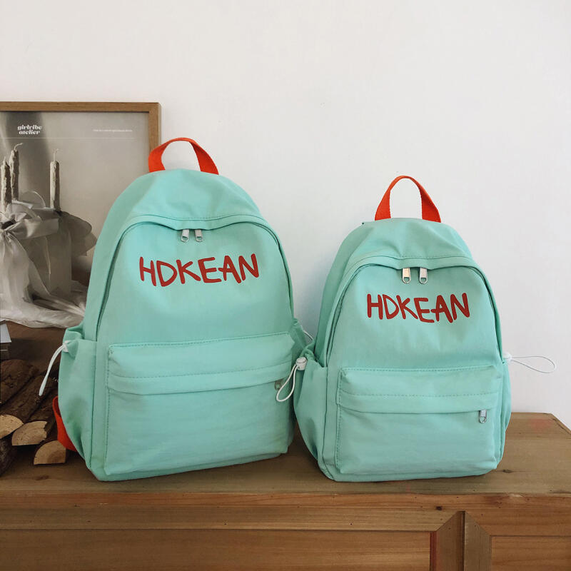 Senior High School Large Capacity Schoolbag Women's Letter Backpack