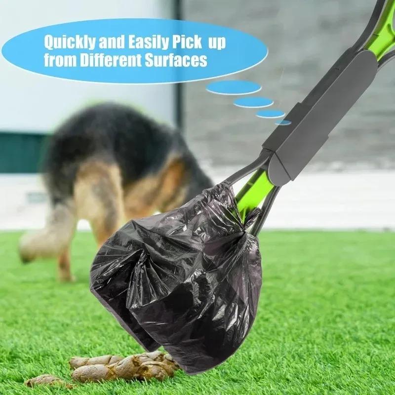 Jaw Clamp Heavy Duty Long Handle Poop Scooper Pet Cleaning Shovel Tools for Dog for Dog Puppy Cat Waste Picker Pet Supplies