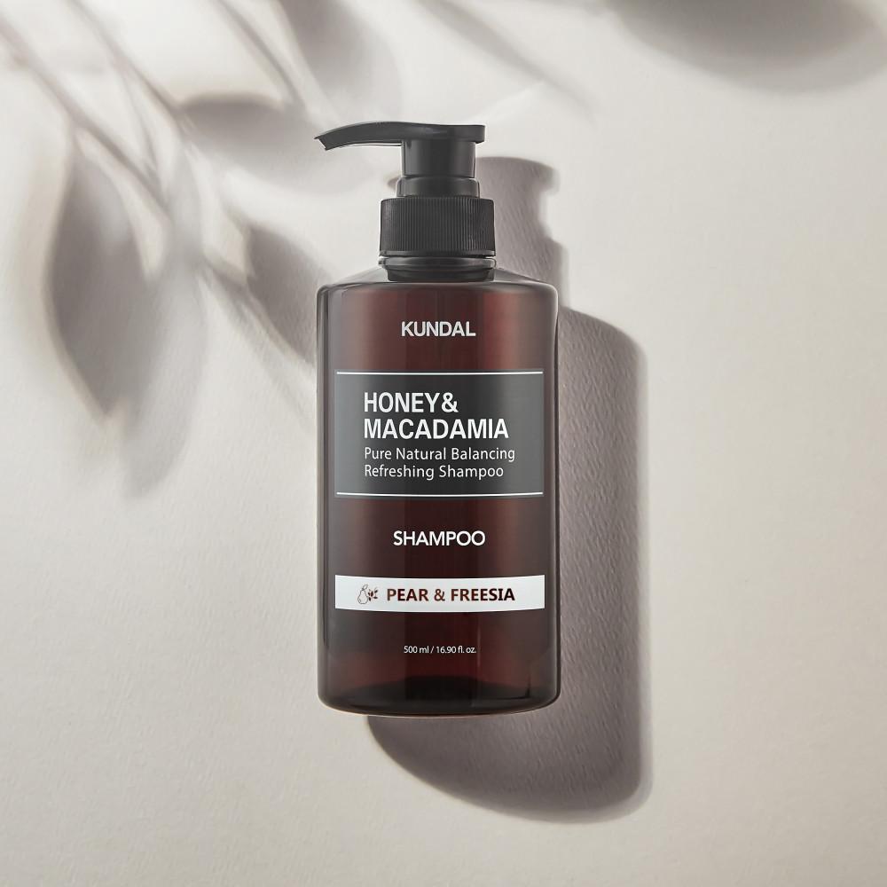 Kundal Nature Shampoo Pear & Freesia 500ml, Korean cosmetics with good fragrance