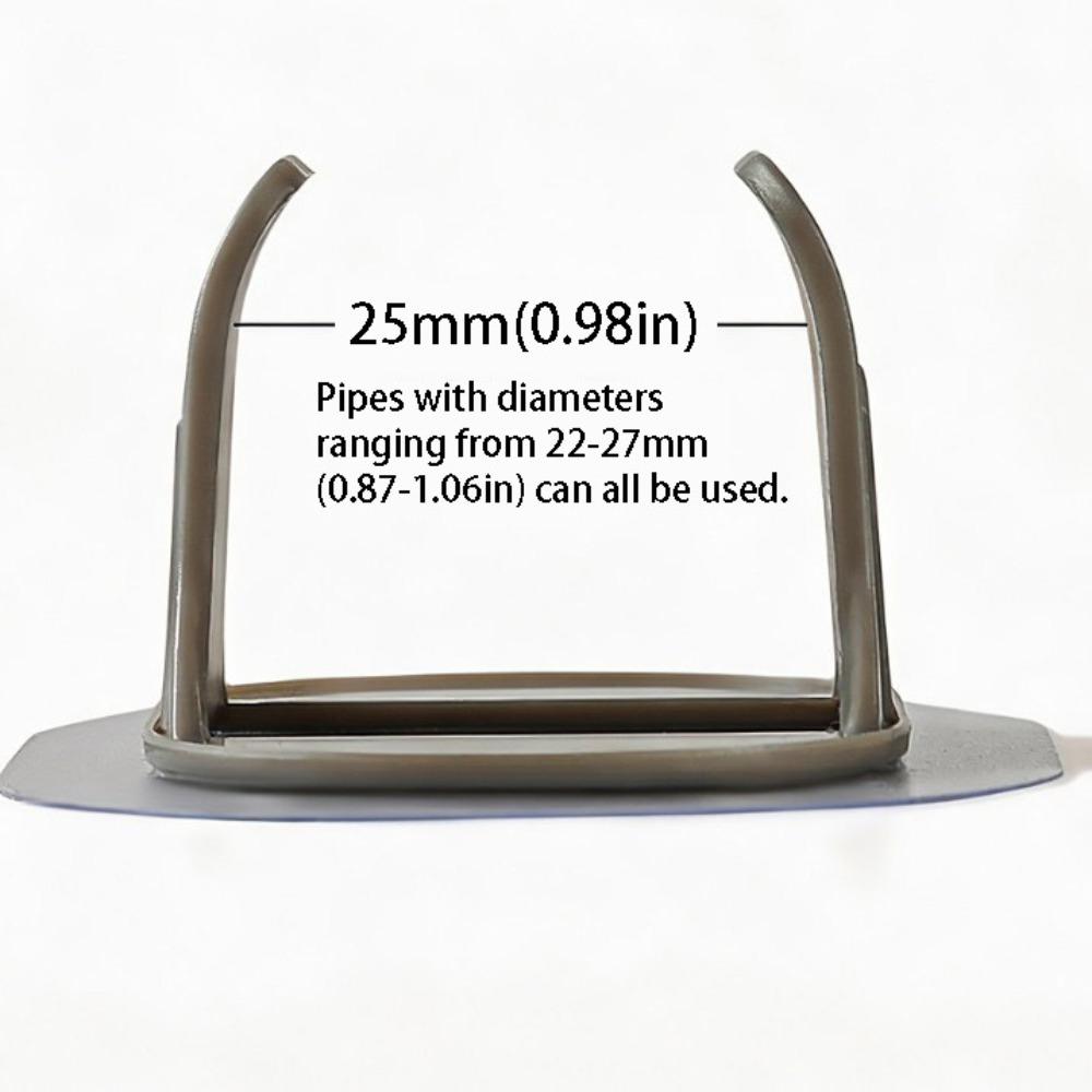 Self-adhesive Cable Clips Plastic Pipe Support Fasteners Pipe Holder Fasteners Wiring Hose Clamp