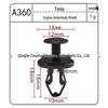 Tesla Model 3 Push-Pull Chassis Rivet Clip for Lower Bumper